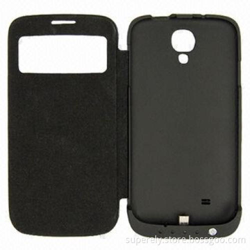 Battery Power Case for Samsung Galaxy S4, with Flip Cover and 3,200mAh Capacity